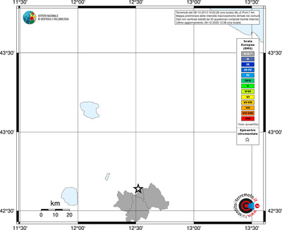 Mappa EMS - territori comuni