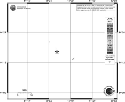 Mappa MCS - territori località