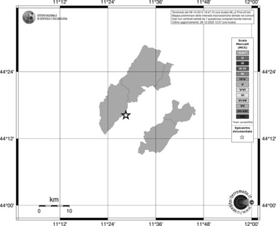 Mappa MCS - territori comuni