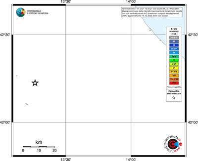 Mappa MCS - territori località