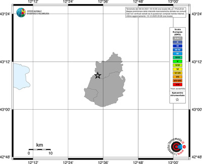Mappa EMS - territori comuni