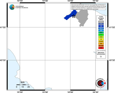 Mappa EMS - territori comuni