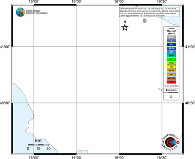 Mappa MCS - territori località