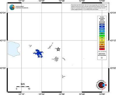 Mappa EMS - territori località