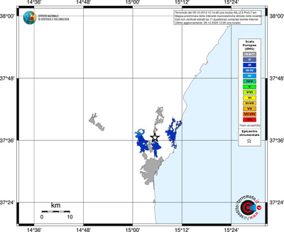 Mappa EMS - territori località