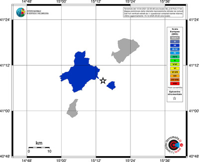 Mappa EMS - territori comuni