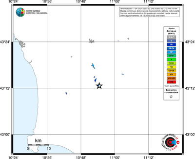 Mappa EMS - territori località