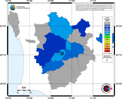Mappa EMS - territori comuni