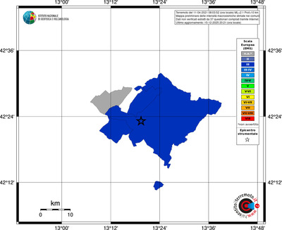 Mappa EMS - territori comuni