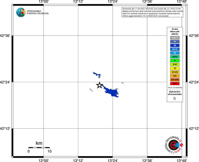 Mappa MCS - territori località