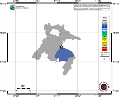 Mappa MCS - territori comuni