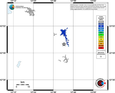 Mappa EMS - territori località