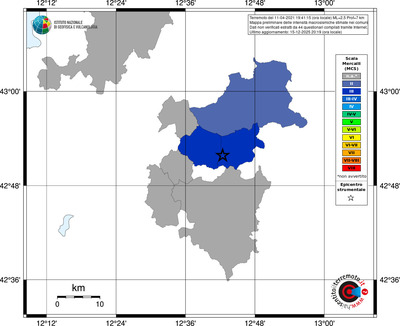 Mappa MCS - territori comuni