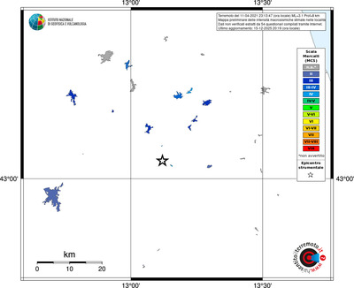 Mappa MCS - territori località