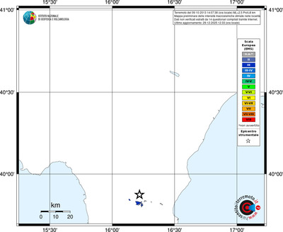 Mappa EMS - territori località