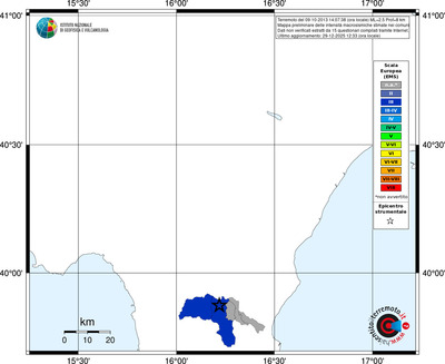 Mappa EMS - territori comuni