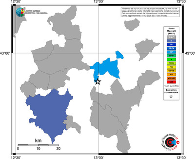 Mappa MCS - territori comuni