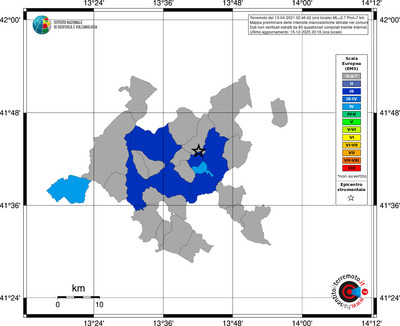 Mappa EMS - territori comuni