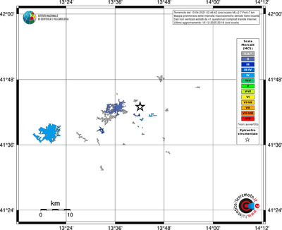 Mappa MCS - territori località
