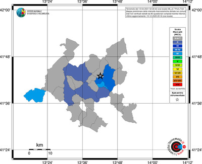 Mappa MCS - territori comuni