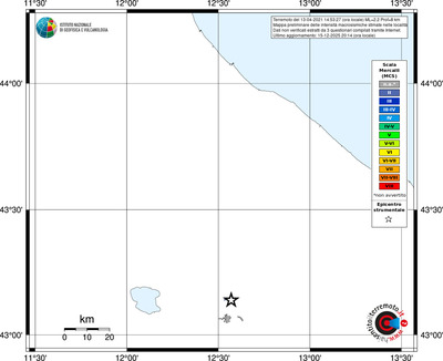 Mappa MCS - territori località