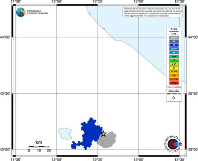 Mappa MCS - territori comuni