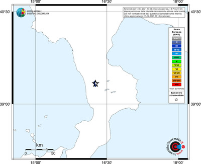 Mappa EMS - territori località