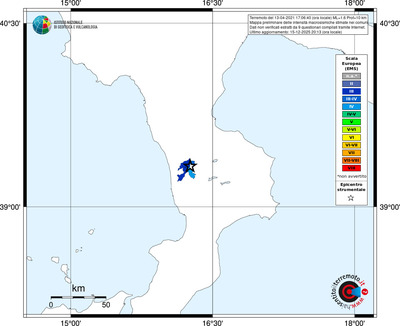 Mappa EMS - territori comuni
