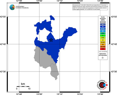 Mappa EMS - territori comuni