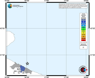 Mappa MCS - territori comuni