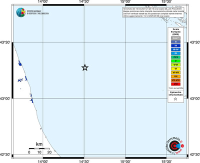 Mappa EMS - territori località