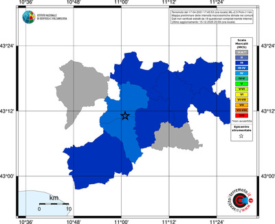 Mappa MCS - territori comuni
