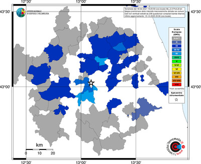 Mappa EMS - territori comuni