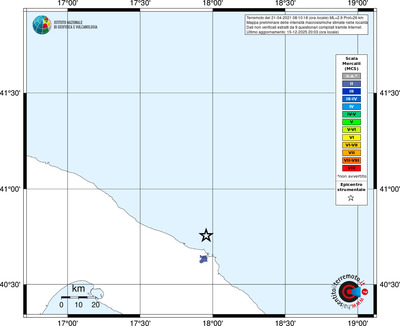Mappa MCS - territori località
