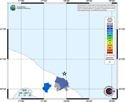 Mappa MCS - territori comuni