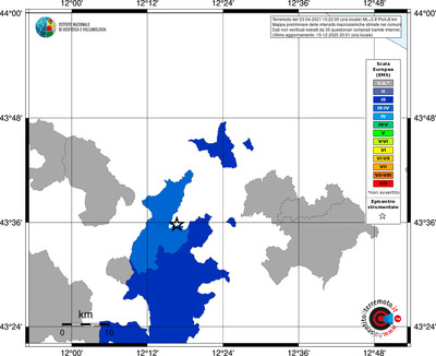 Mappa EMS - territori comuni
