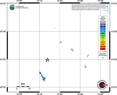Mappa MCS - territori località