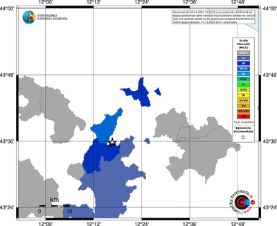 Mappa MCS - territori comuni