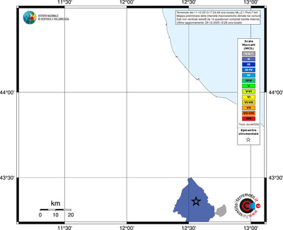 Mappa MCS - territori comuni