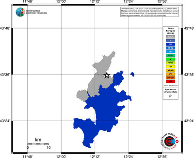 Mappa EMS - territori comuni