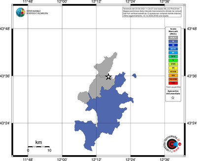 Mappa MCS - territori comuni
