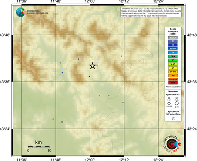 Mappa EMS - località
