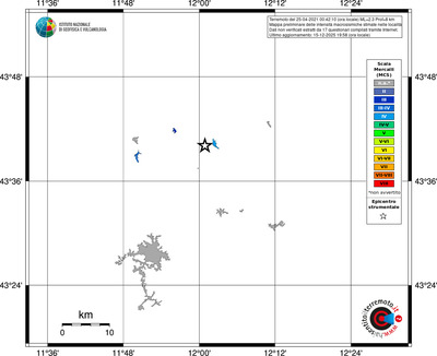 Mappa MCS - territori località