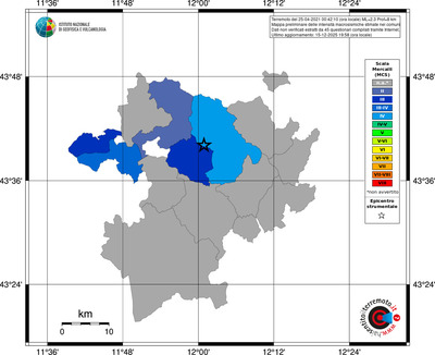 Mappa MCS - territori comuni