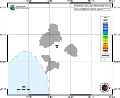 Mappa EMS - territori comuni
