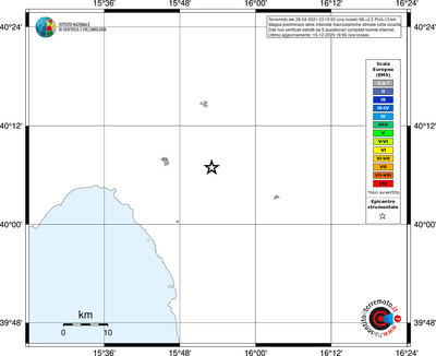Mappa EMS - territori località