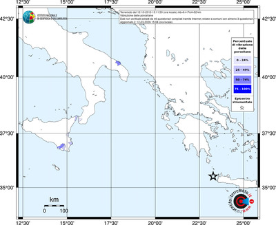 Mappa territorio comunale con almeno 3 questionari