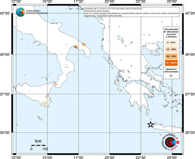 Mappa territorio comunale con almeno 3 questionari