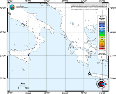 Mappa EMS - territori località