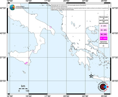 Mappa territorio comunale con almeno 3 questionari